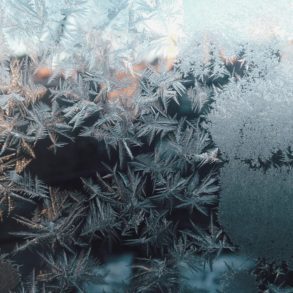 An image of ice crystals forming